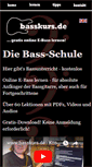 Mobile Screenshot of basskurs.de